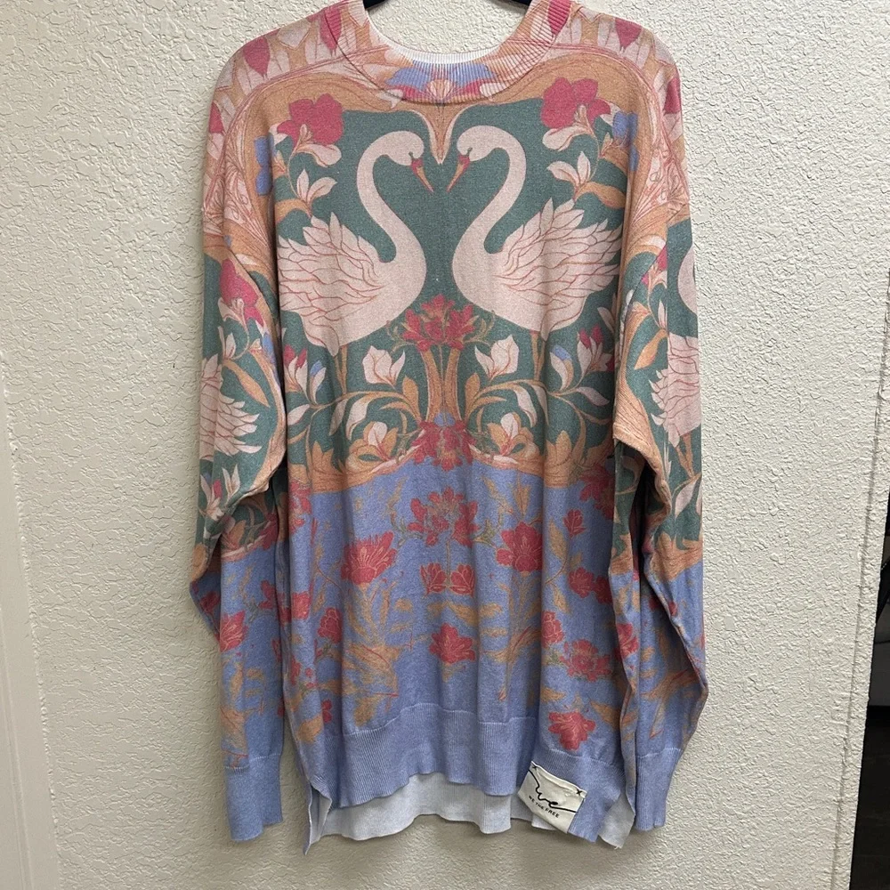 NWOT We The Free Nouvelle OversizedSweater-Multi Combo RARE - Picture 3 of 11